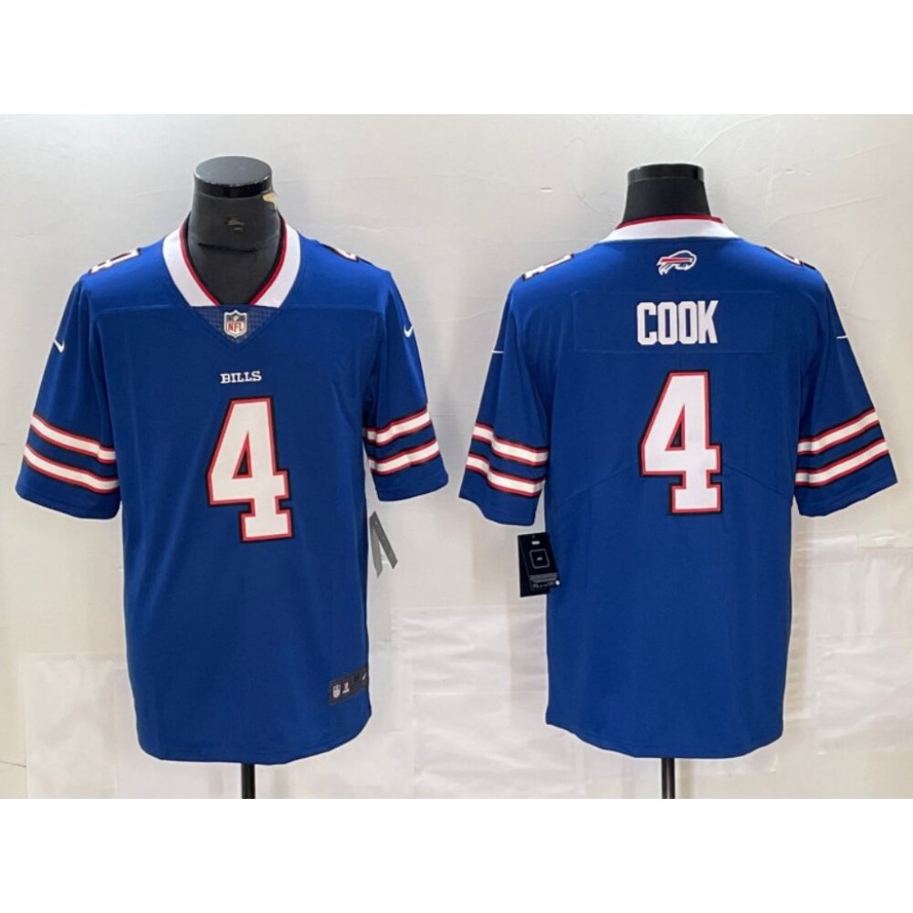 4 James Cook Blue Vapor Stitched Jersey